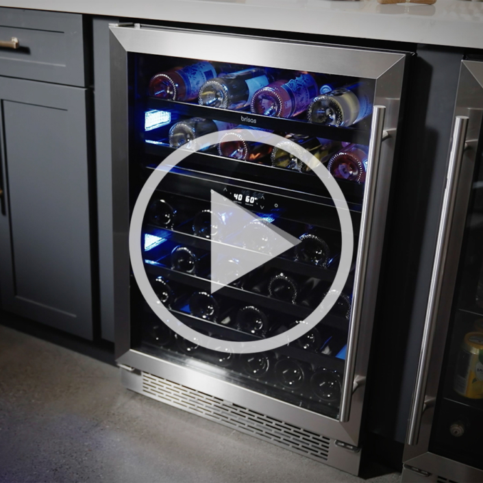 Brisas Dual Zone Wine Cooler Brisas By Zephyr
